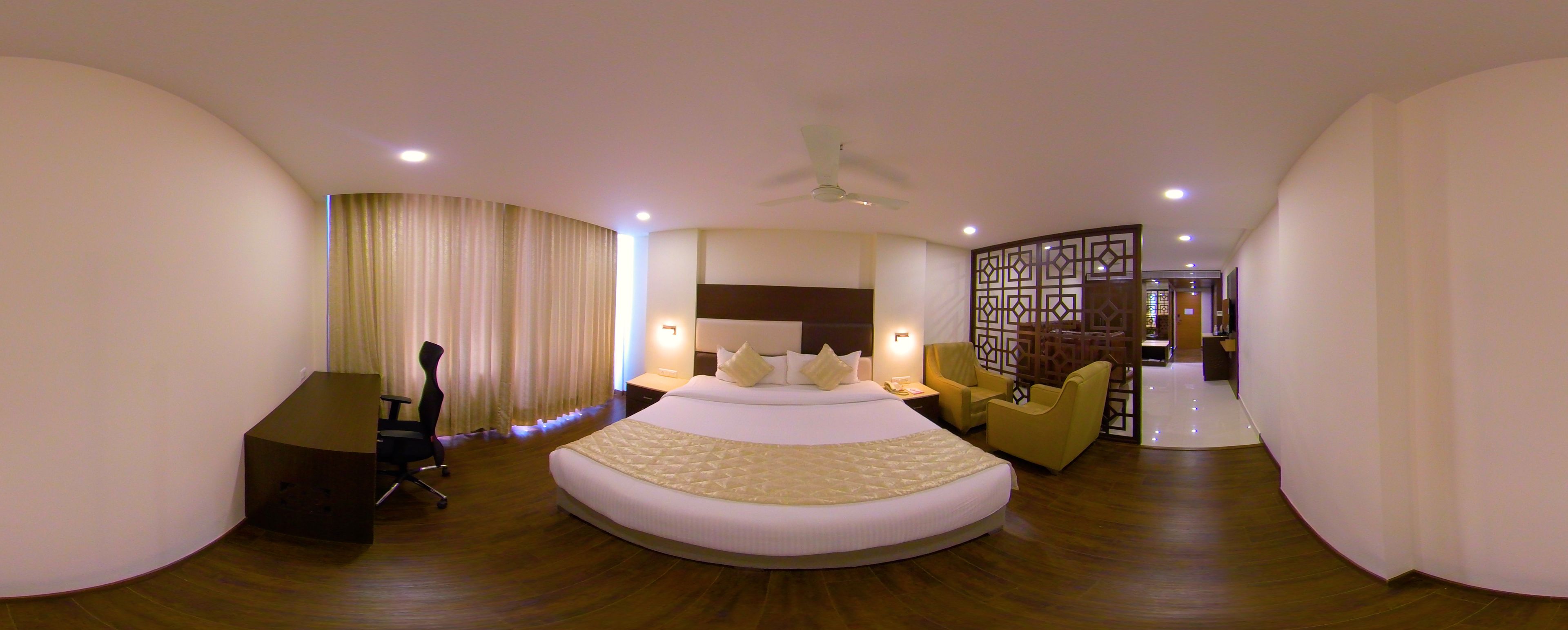 premium room, multiple beds, city view | in-room safe, individually furnished, soundproofing, iron/ironing board