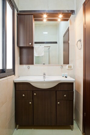 Executive Apartment, 1 Queen Bed with Sofa bed, Non Smoking, Kitchen | Bathroom | Shower, free toiletries, hair dryer, towels - NHE Rothschild's Corner (Tel Aviv)