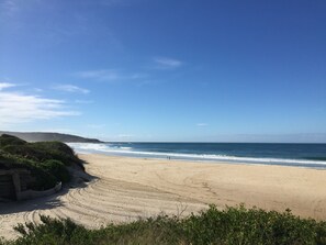 På stranden, liggestole