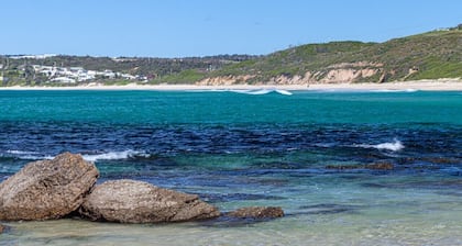 50m to beach patrol flags- ocean views - Nat. Park views - whales - open fire