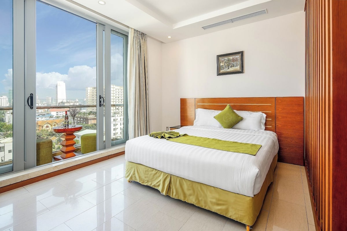 Deluxe Apartment, 3 Bedrooms, Balcony, Partial Sea View | Beach/ocean view