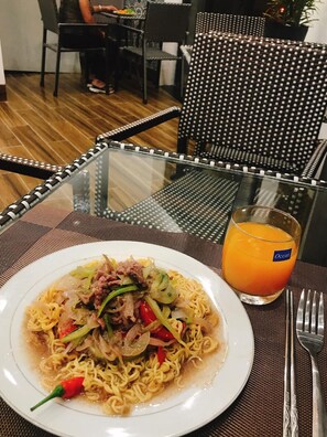 Breakfast served