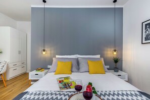 Deluxe Apartment, 1 Queen Bed with Sofa bed, Non Smoking, Kitchenette | 1 bedroom, premium bedding, down comforters, memory foam beds - Apartments Terra I & II (Rijeka)