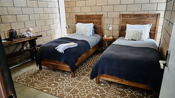 Design Room, 2 Twin Beds, Refrigerator, Annex Building | Egyptian cotton sheets, premium bedding, down comforters, pillowtop beds