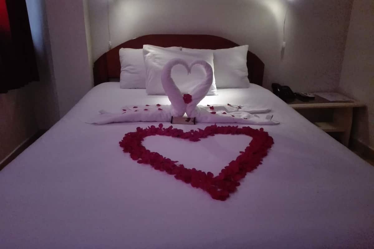 double room, 1 double bed | egyptian cotton sheets, premium bedding, down duvets, iron/ironing board