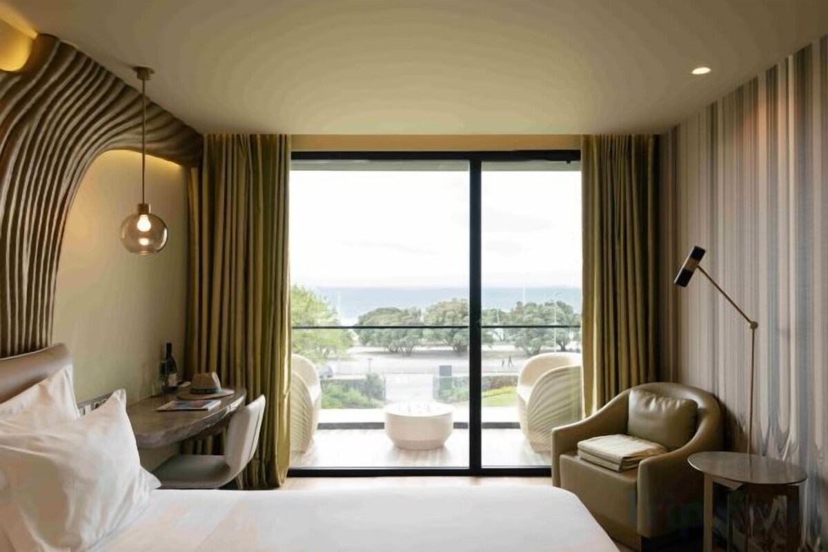 Premium bedding, memory foam beds, minibar, in-room safe