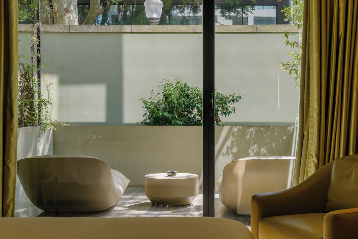 Onice Terrace Room | 1 sovrum, sängtillbehör av högsta kvalitet och memory foam-madrasser