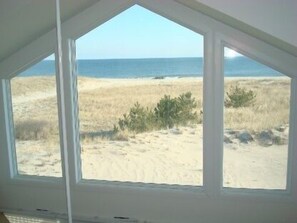 On the beach, sun loungers, beach towels - Oceanfront Home, Views from Each Room, Spectacular Sunrises and Sunsets (west hampton beach)