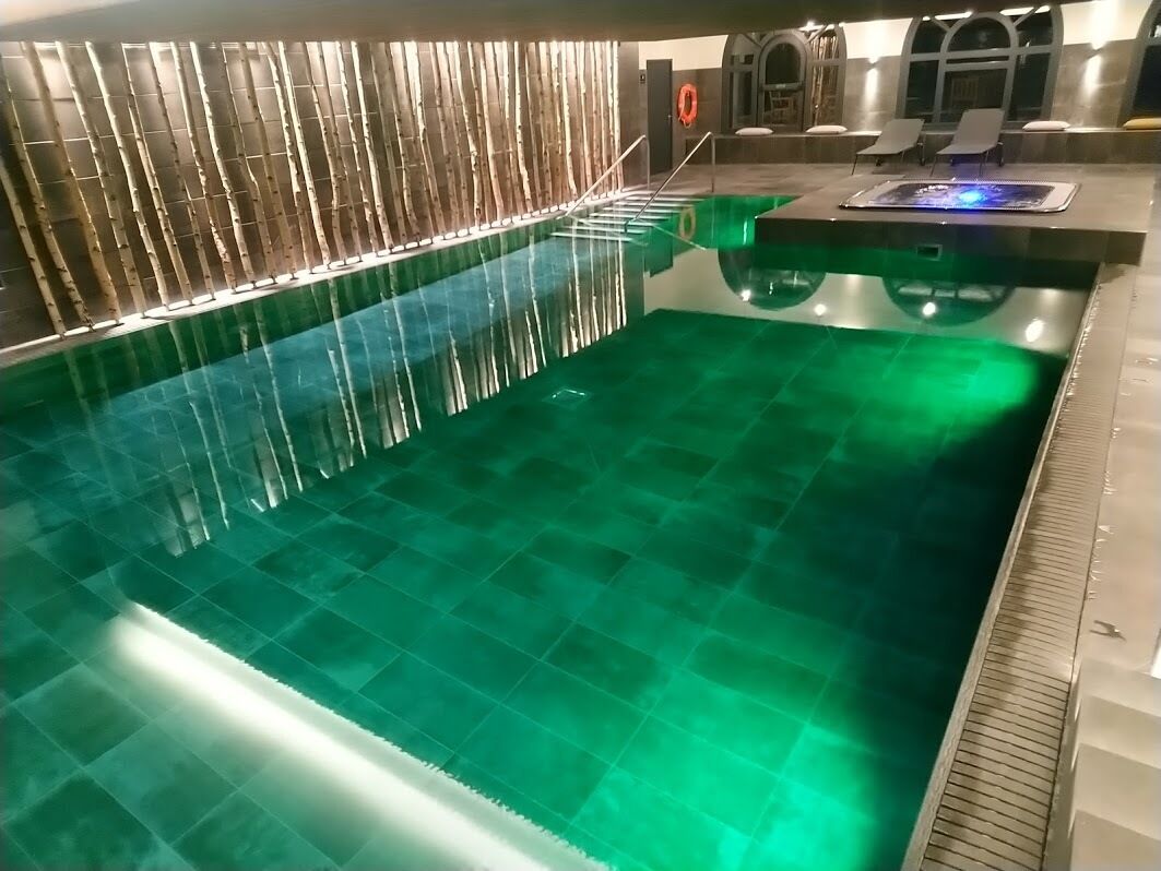 Indoor pool, a heated pool