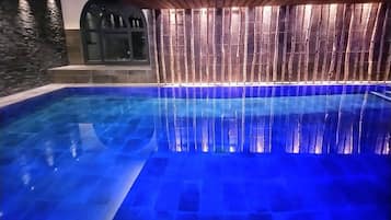 Indoor pool, a heated pool