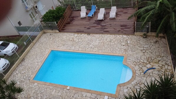 Outdoor pool - Apartment F4 -wi-fi,Magnificent view of Anse-Mitan les Trois-Ilets (les trois ilets)