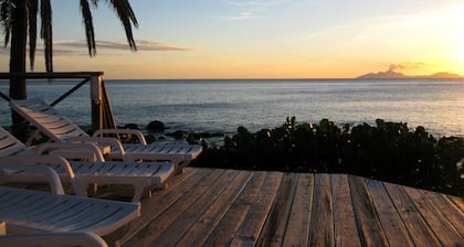 Luxurious Oceanfront Villa with Stunning Views Over Montserrat