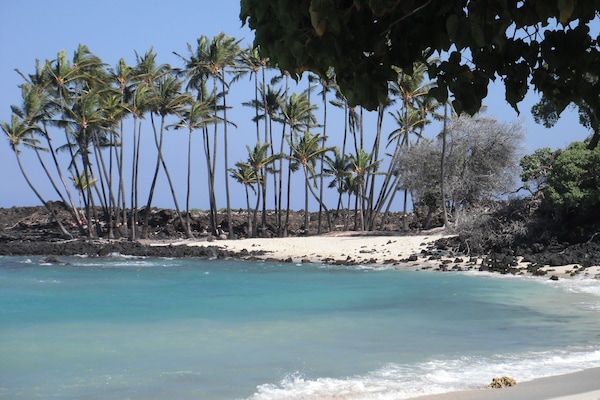 On the beach, beach towels