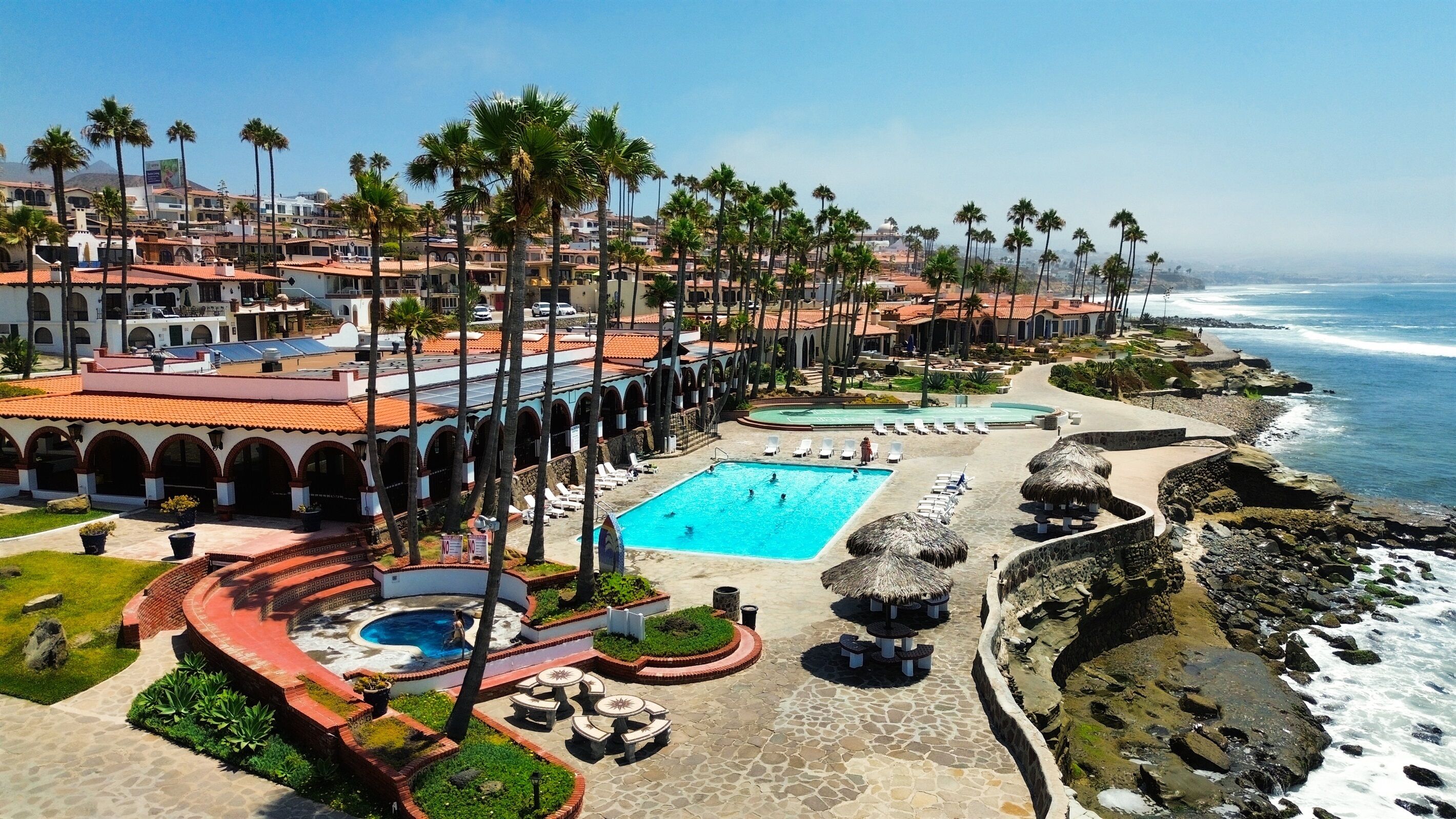 Et oppvarmet basseng