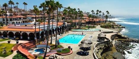 Et oppvarmet basseng