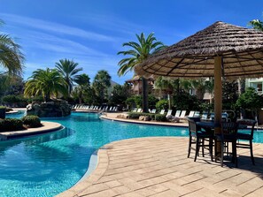 Outdoor pool, a heated pool - Poolside Haven! Spring break deals, book now!  6 bedroom/3.5 bath/Sleeps16 (Destin)