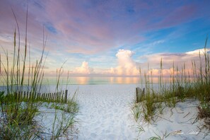 A beach with a clear sky and calm water. - Poolside Haven! Book your 2026 vacation now!  6 bedroom, 3.5 bath, Sleeps16 (Destin)