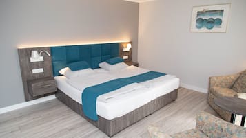 Hypoallergeen beddengoed, een minibar, een bureau, gratis wifi