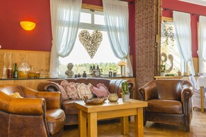 Sala de estar en el lobby