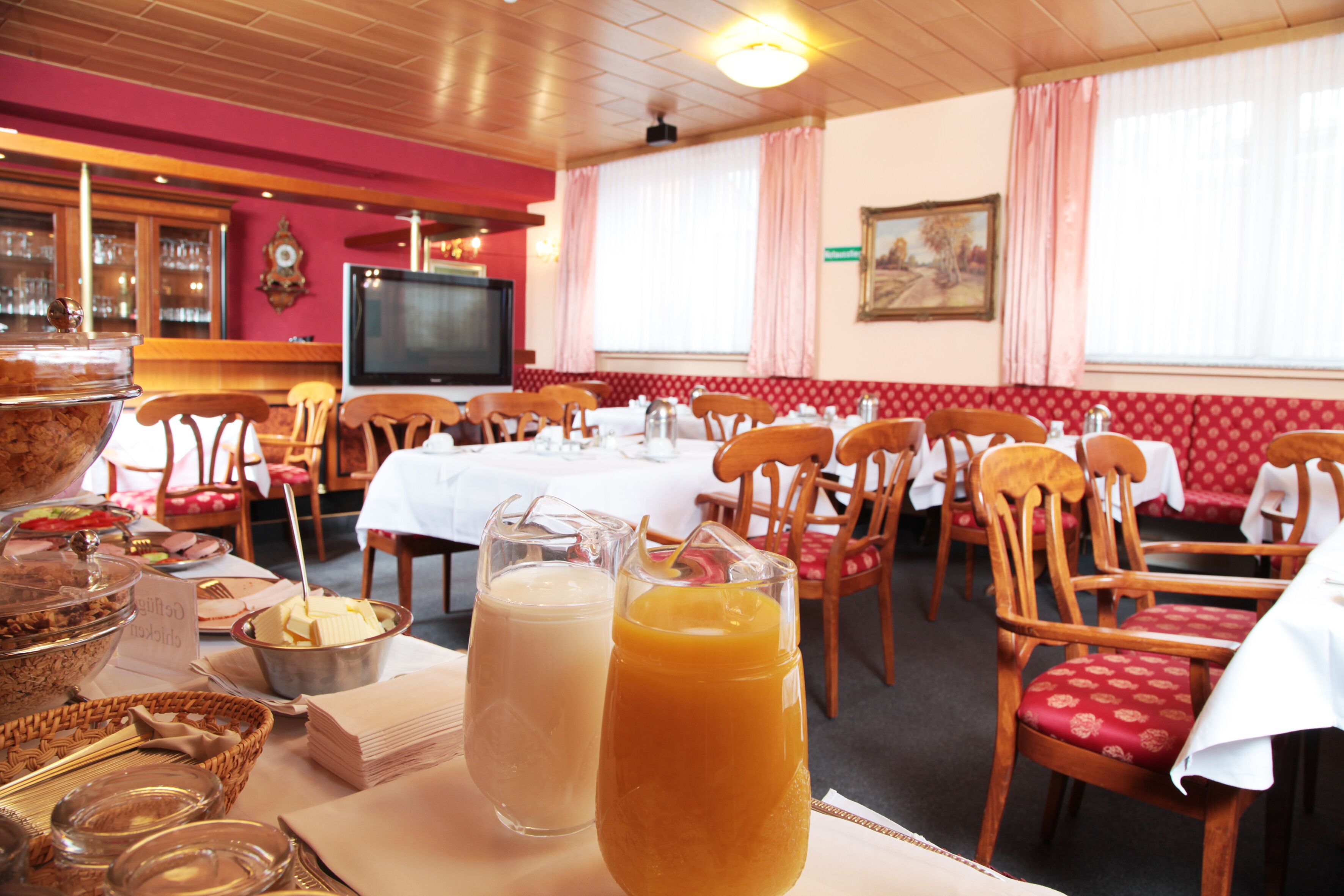 daily buffet breakfast (eur 10 per person)