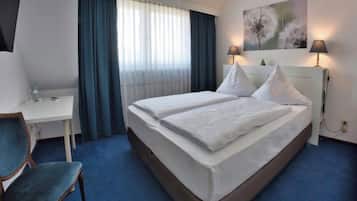 Allergikerbettwaren, Zimmersafe, laptopgeeigneter Arbeitsplatz