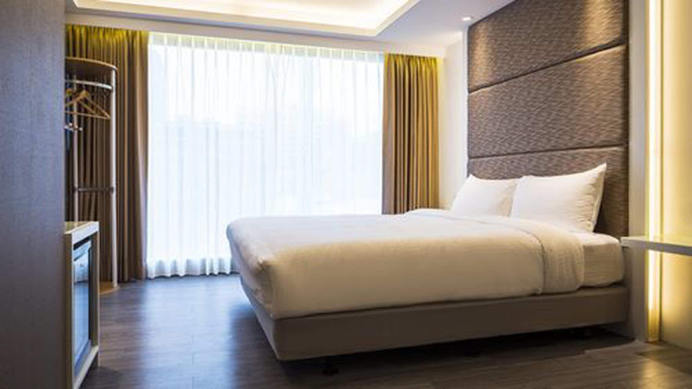 superior double room | in-room safe, desk, blackout curtains, soundproofing