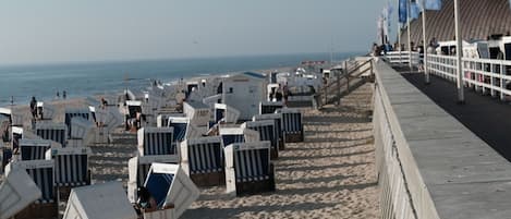 Vlak bij het strand