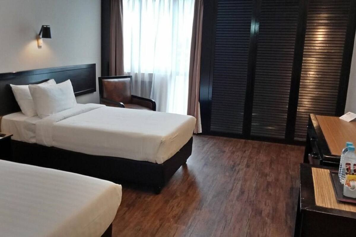 Chambre Supérieure avec lits jumeaux, 2 lits une place | Draps en coton égyptien, literie de qualité supérieure