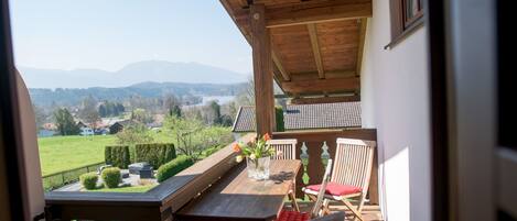 Appartement, 2 chambres, foyer, cÎté jardin (Grosse Birke) | Balcon