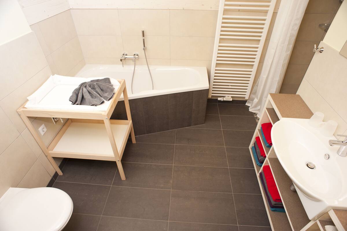 apartment, 2 bedrooms | bathroom | hair dryer, towels, soap