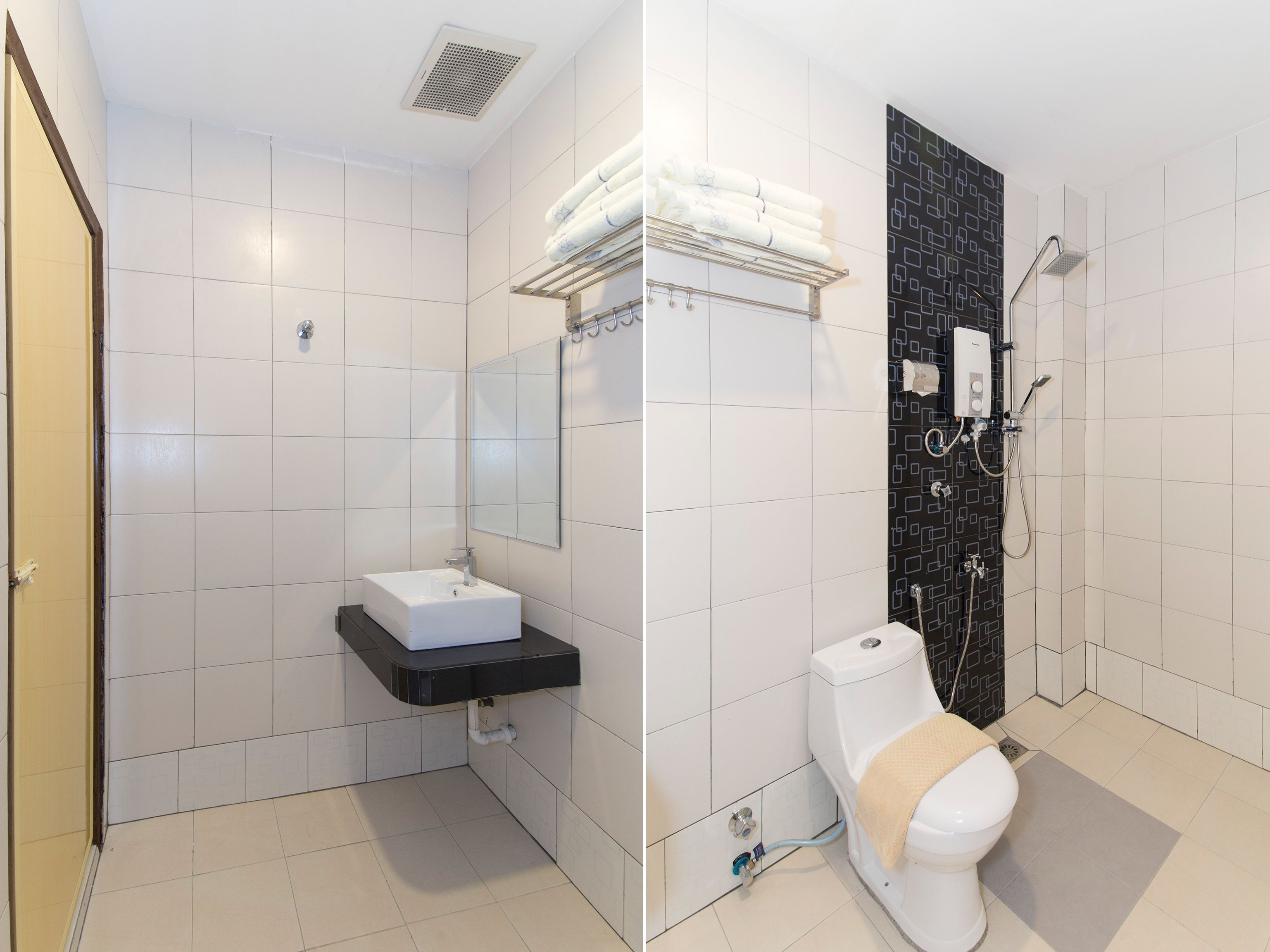 淋浴設備、淋浴花灑、坐浴桶、毛巾