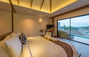 Exclusive Pool Villa with Bathtub | 미니바, 객실 내 금고, 암막 커튼, 방음 설비