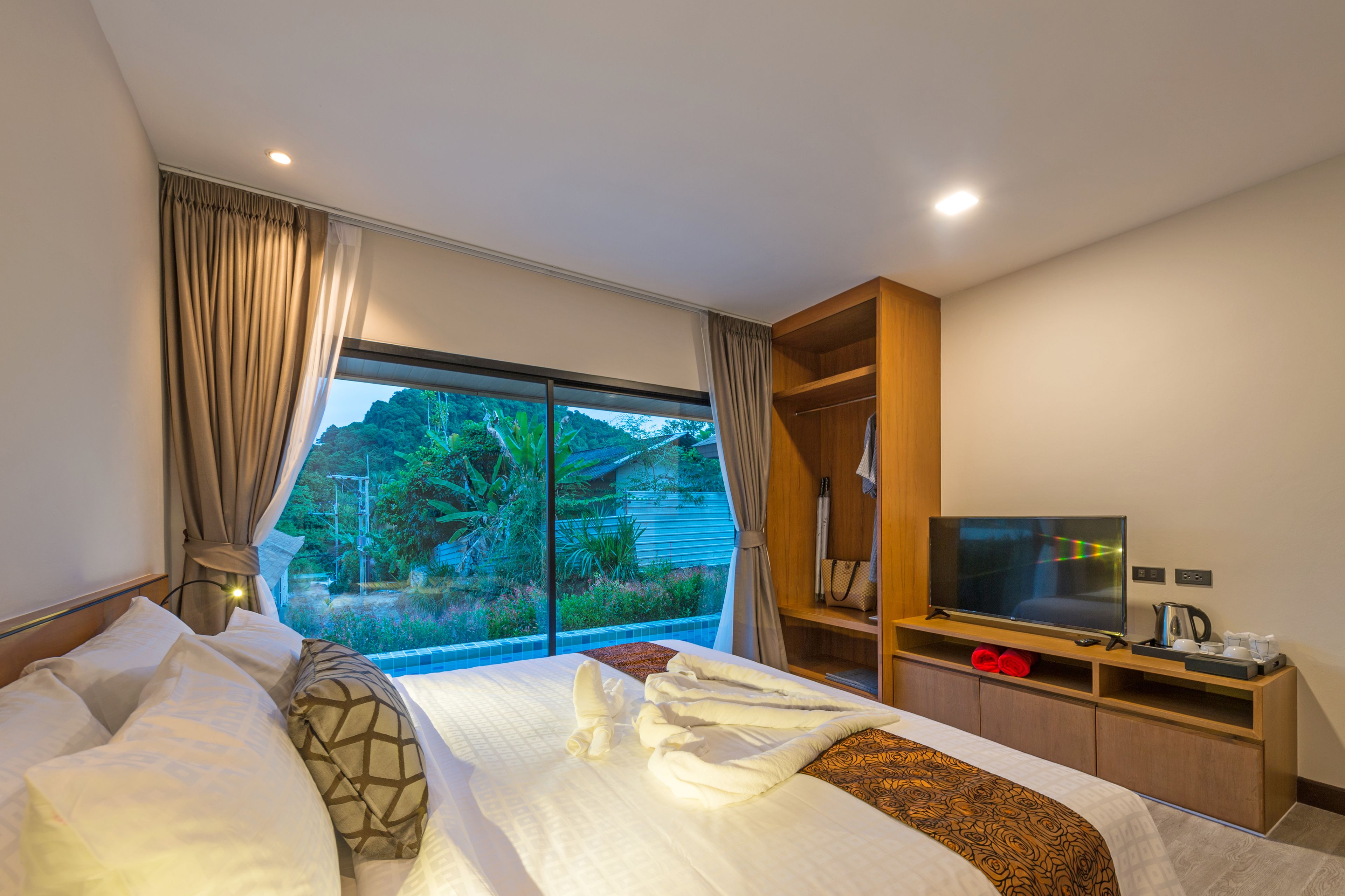 family pool villa | minibar, in-room safe, blackout curtains, soundproofing