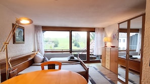 Habitación básica doble, 1 cama King size, para no fumadores, balcón (6DZ) | Wifi gratis 