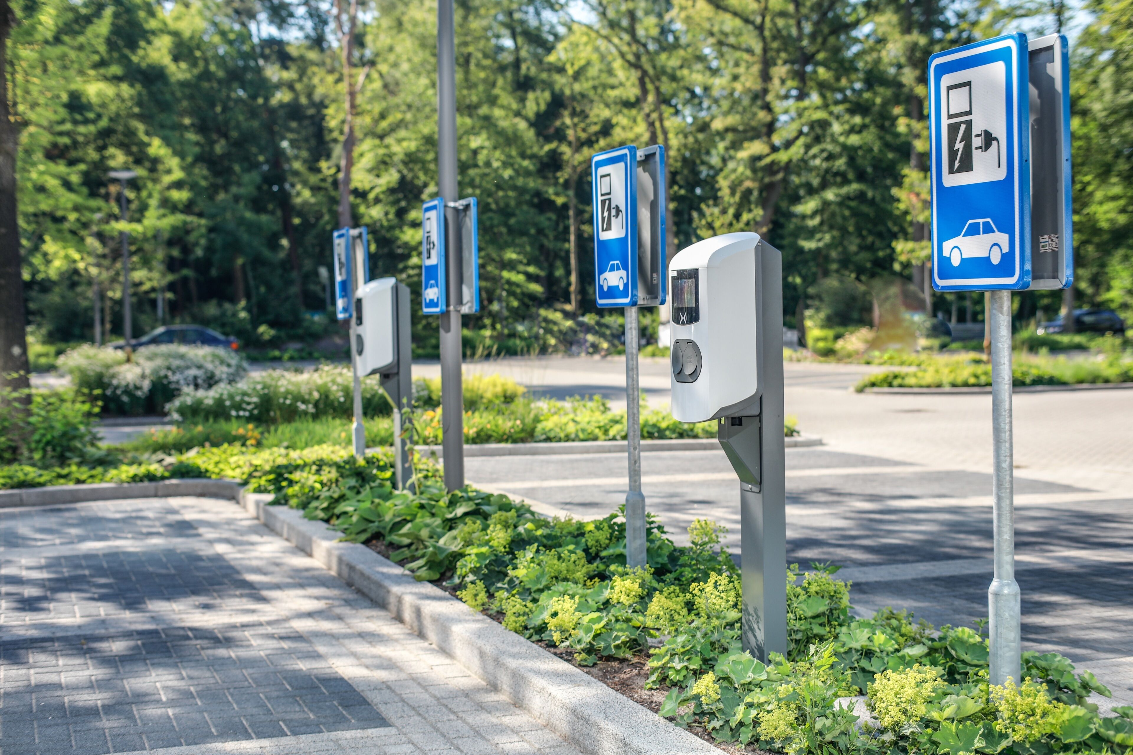 electric vehicle-charging station