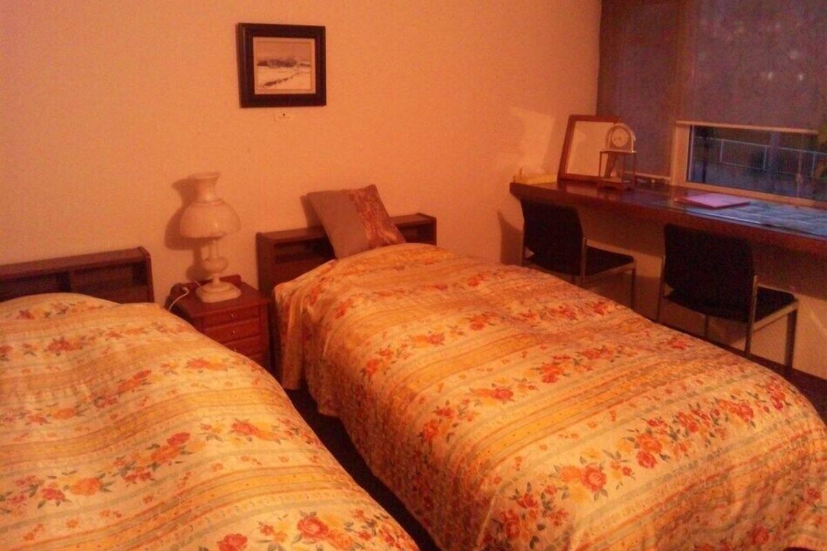 Desk, WiFi (free), bed sheets