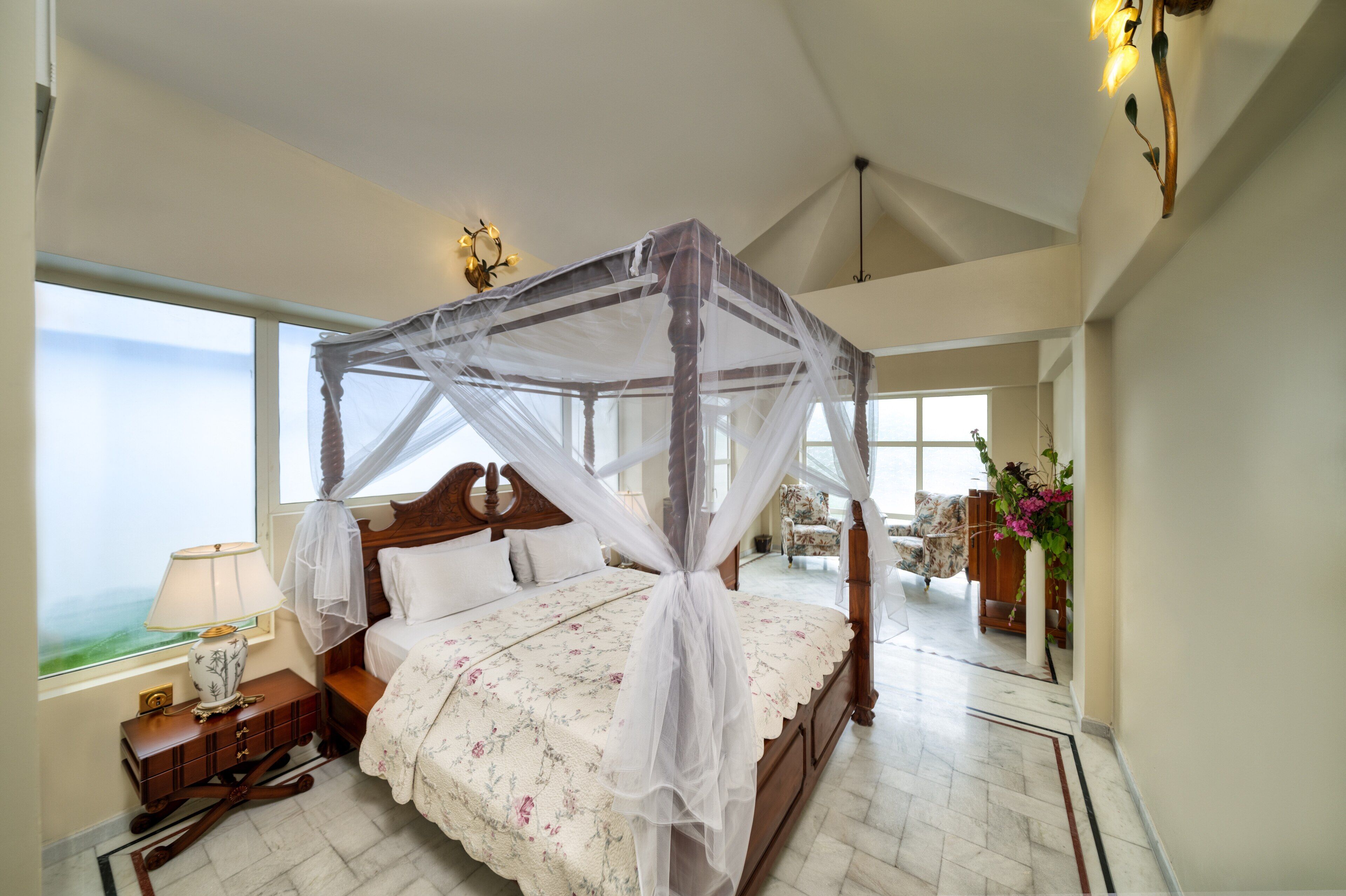 Emerald Suite | Individually decorated, individually furnished, desk, laptop workspace