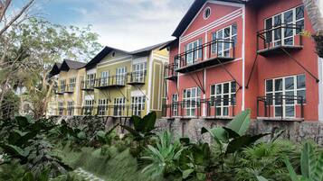 Overnatningsstedets facade