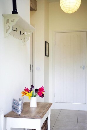 Individually decorated, individually furnished, iron/ironing board