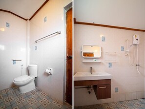 Baño | Ducha, toallas, jabón y champú