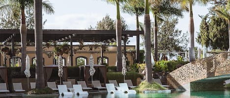 2 indoor pools, 2 outdoor pools, cabanas (surcharge), pool umbrellas