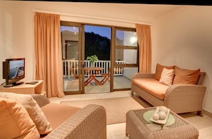 Luxury Suite | Living area | Flat-screen TV