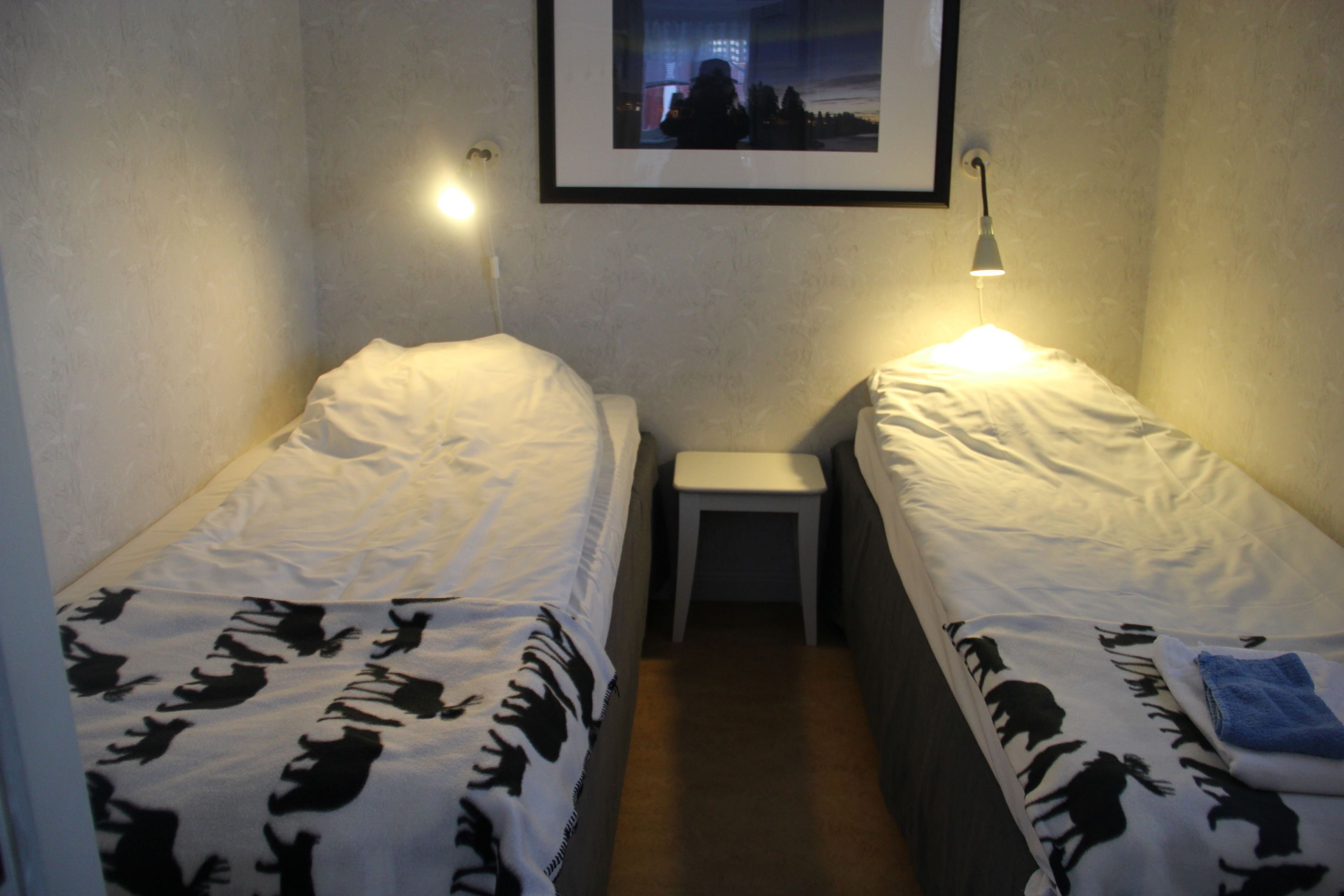 Barnsängar, extrasängar, gratis wi-fi och sängkläder