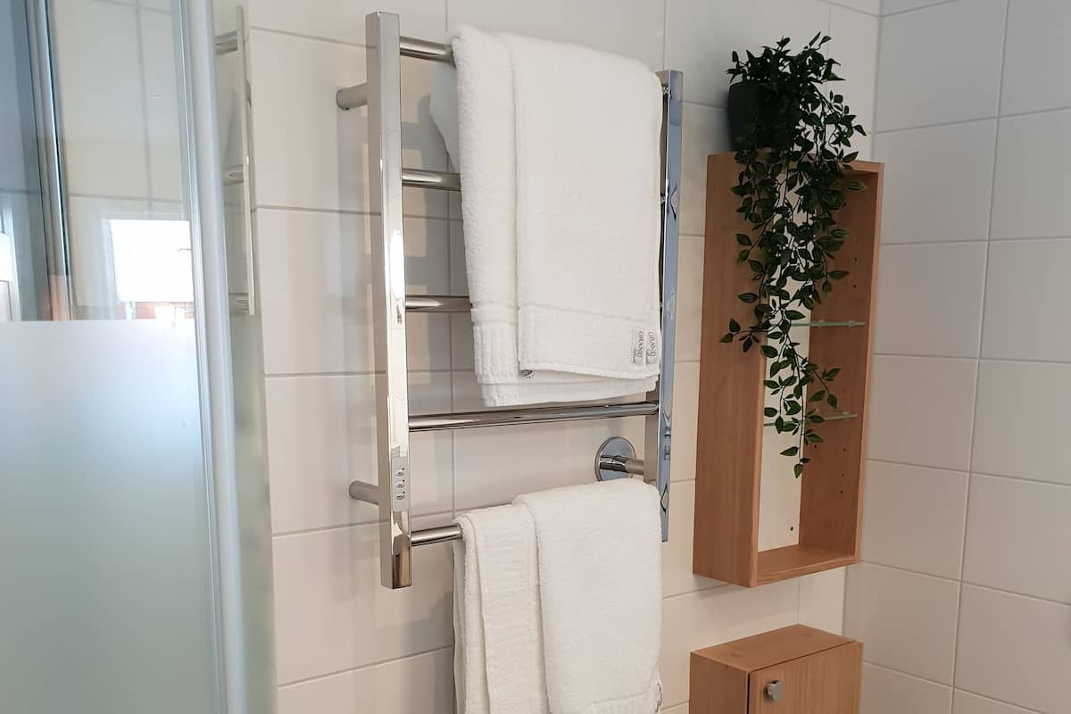 double or twin room, private bathroom | bathroom | shower, hair dryer, towels