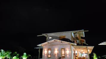 Front of property – evening/night