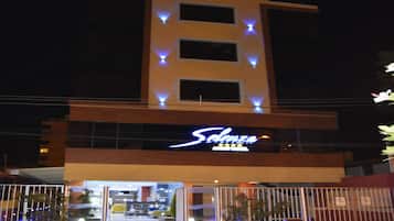 Front of property - evening/night