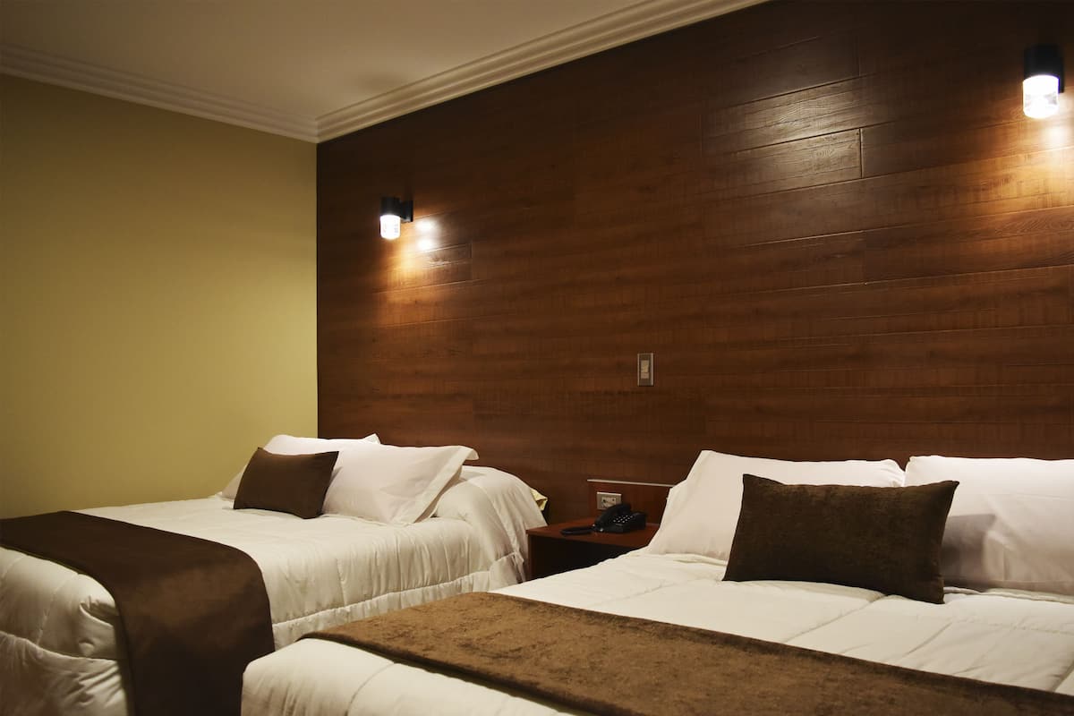 Premium Suite, 2 Queen Beds, Accessible, Non Smoking | Premium bedding, down comforters, in-room safe, blackout drapes