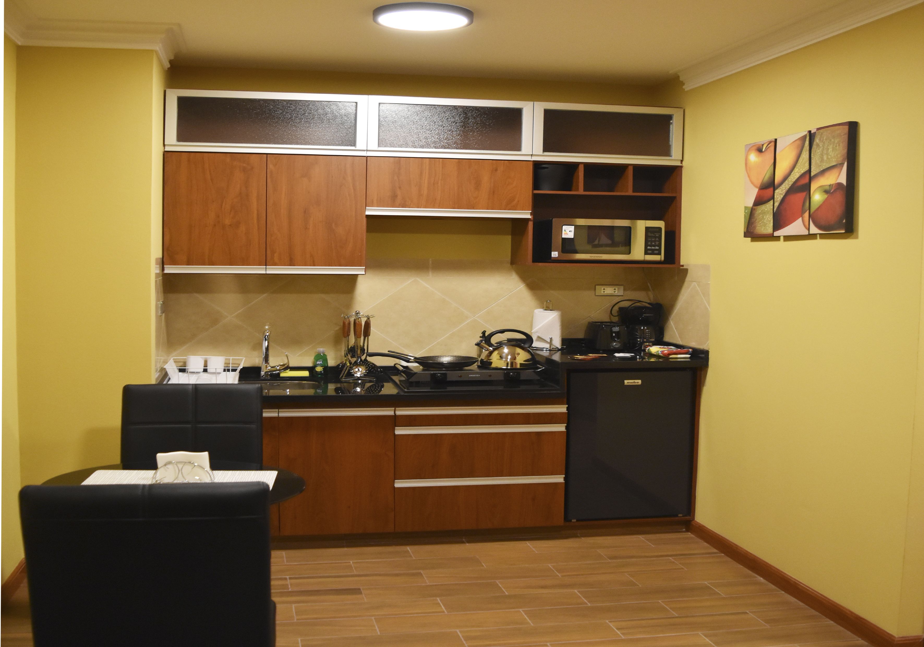premium suite, 2 queen beds, accessible, non smoking | private kitchenette | coffee/tea maker, electric kettle