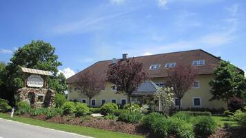 Blick von der Unterkunft