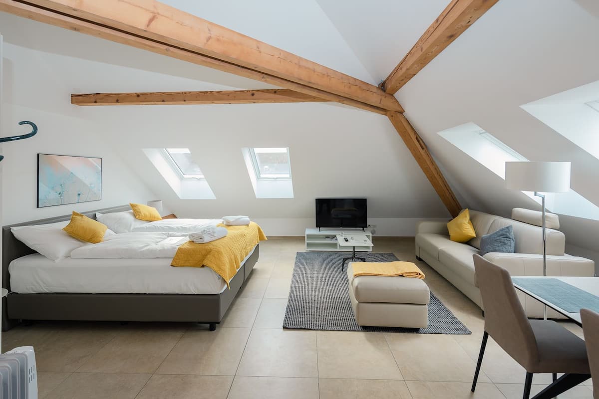 Appartamento Junior, 1 camera da letto, cucina (incl. cleaning fee of 120 CHF) | 2 camere, con stile personalizzato, con arredamento individuale